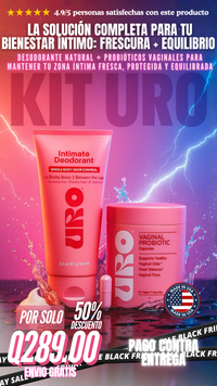 Kit URO – Cuidado Íntimo Natural 🌸 Desodorante + Probióticos