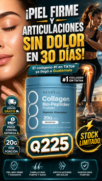 🧬 Colágeno Hidrolizado Grass-Fed Bio-Peptides sin Sabor | Absorción Superior para Piel, Articulaciones y Bienestar Diario ✨